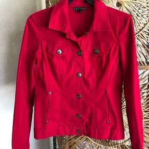 Fashionable red jacket. Like new.